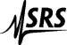 SRS logotyp i svart färg