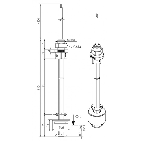 P006N dimensioner