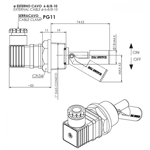 P540 dimensioner