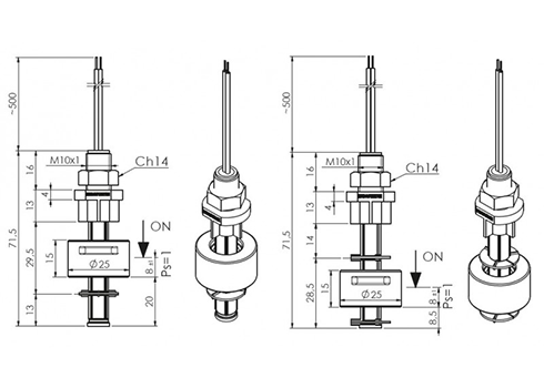 P003N dimensioner