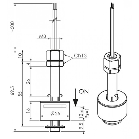 P004P dimensioner