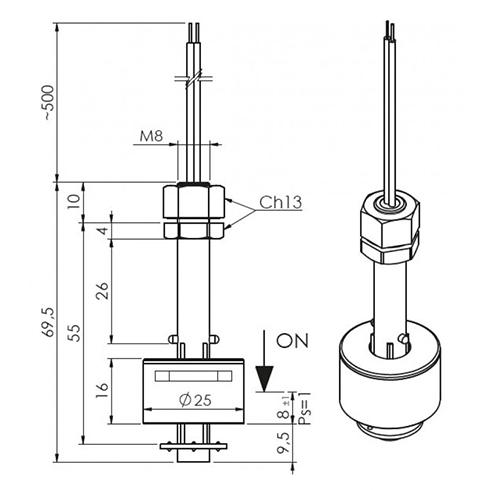 P004N dimensioner