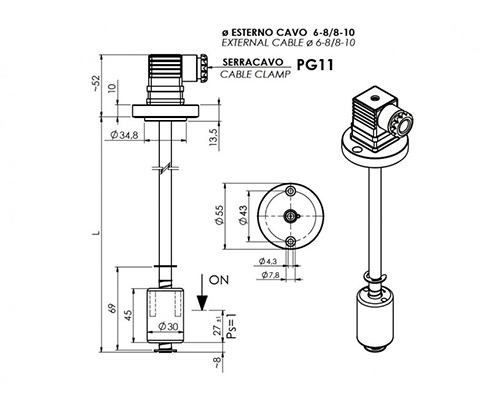 P32P dimensioner