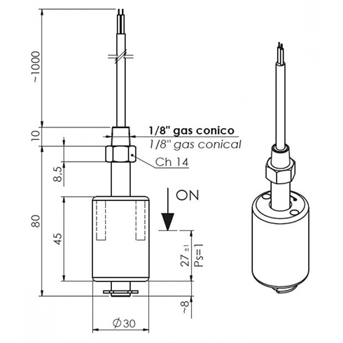 P34 dimensioner