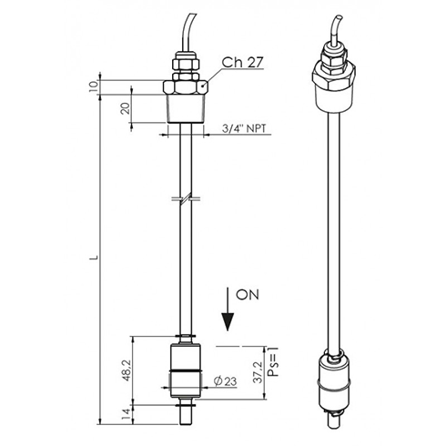 P38 dimensioner