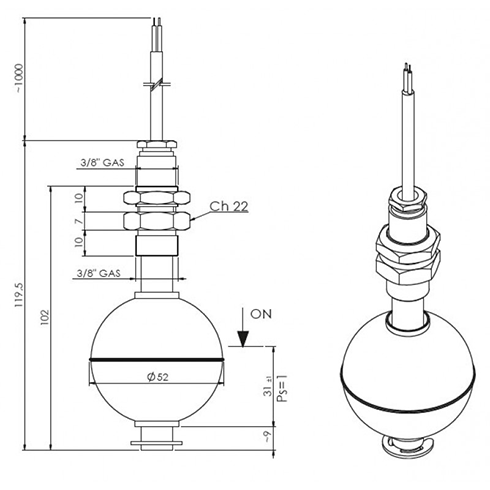 IMS dimensioner