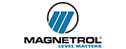 Magnetrol logo in black and blue color