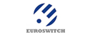 Euroswitch logo in blue and gray color