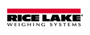 Rice Lake Weighing system logo in red and black color