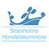 Stockholms Handelskammare logotyp i blå färg