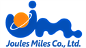 Joules Miles Co Ltd logo in blue and orange color