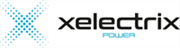 Xelectrix Power logo in black and turquoise